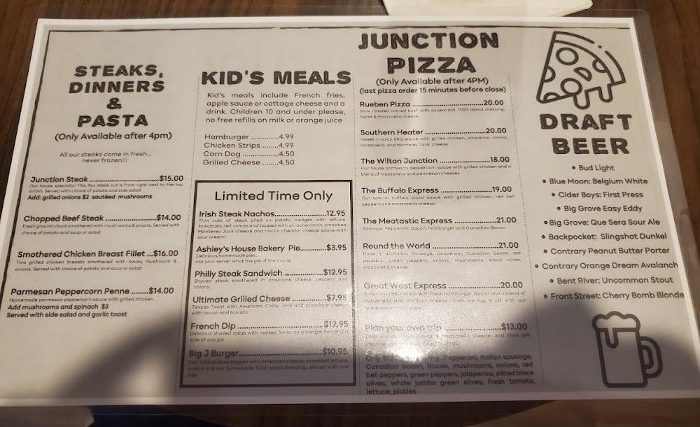 Junction Grill & Bar Menu image 1