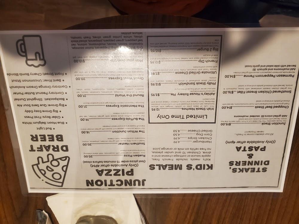 Junction Grill & Bar Menu image 3